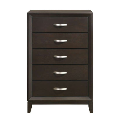 Picket House Furnishings - Warren 5-Drawer Chest in Merlot - B-1140-CH veiw 2