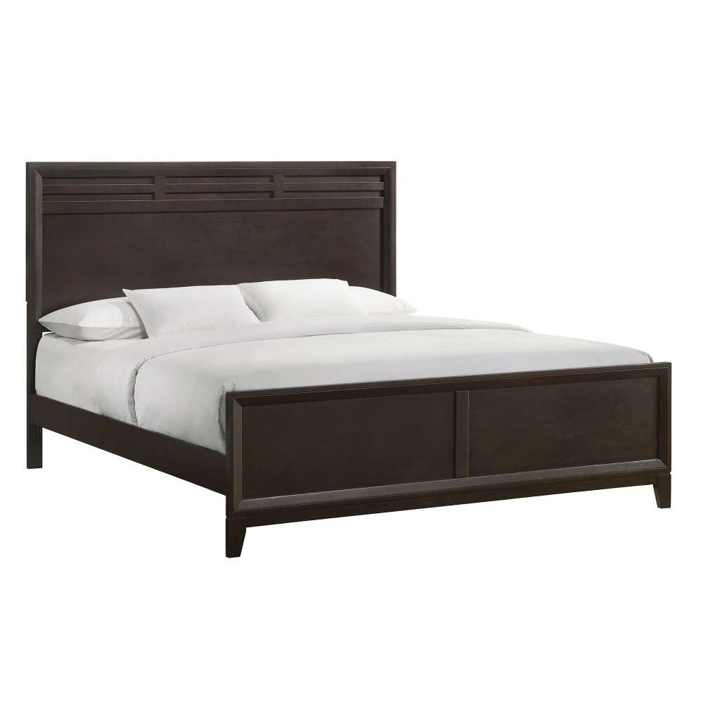 Picket House Furnishings - Warren King Panel 3PC Bedroom Set in Merlot - B-1140-K3PC veiw 2