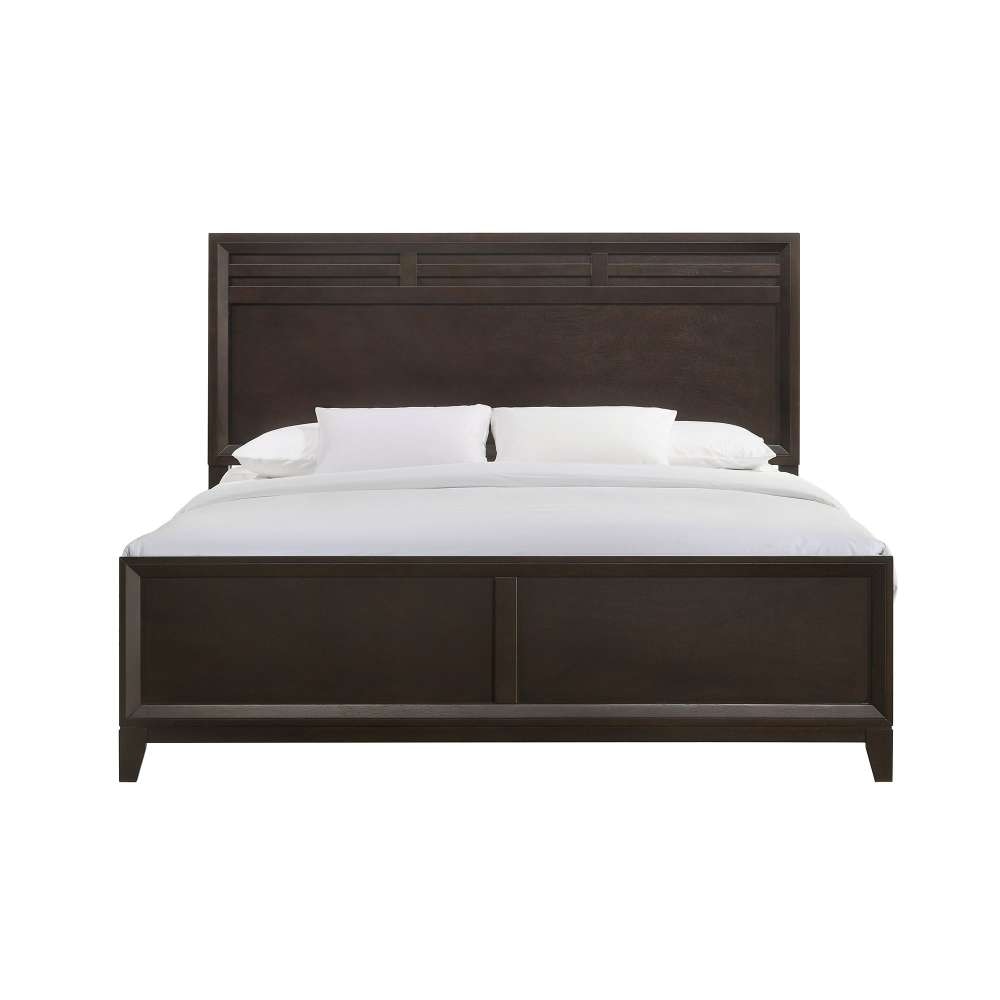 Picket House Furnishings - Warren King Panel Bed in Merlot - B-1140-KPB veiw 2