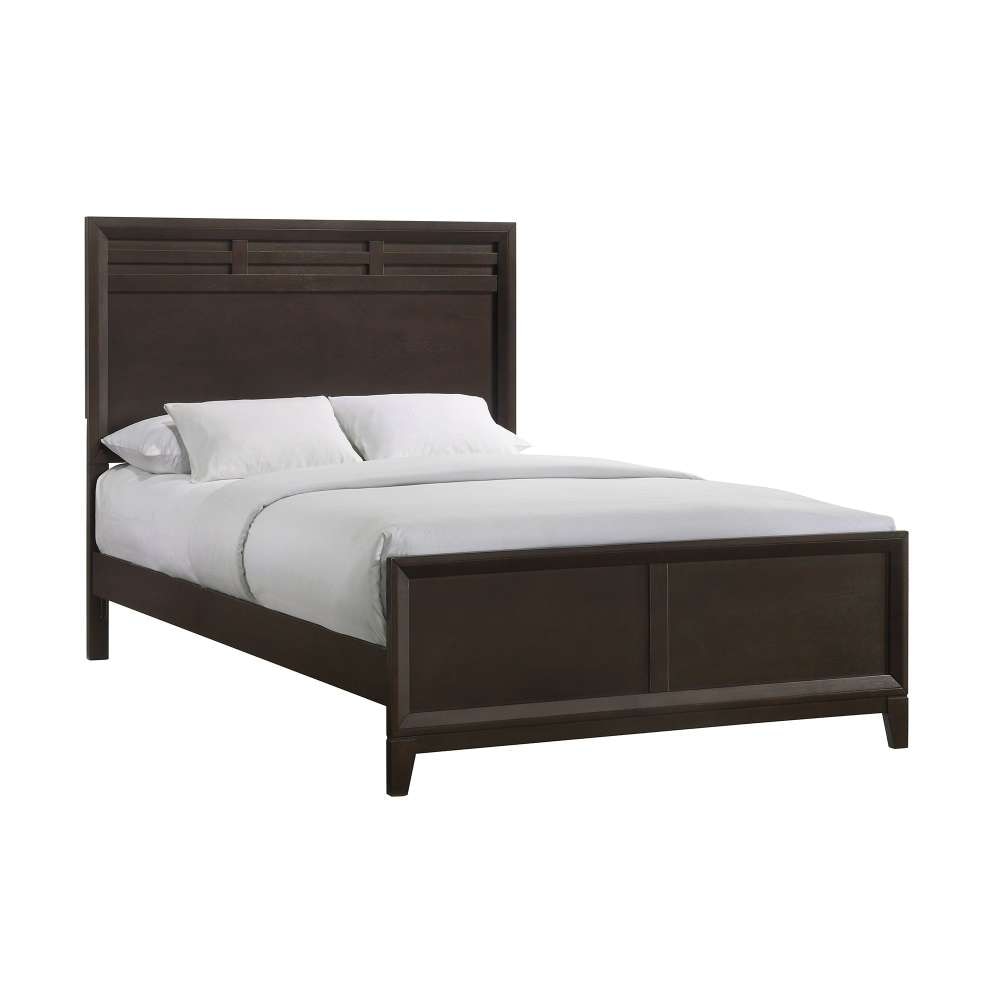 Picket House Furnishings - Warren Queen Panel 3PC Bedroom Set in Merlot - B-1140-Q3PC veiw 2