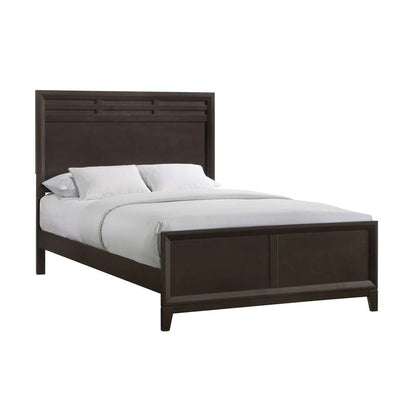 Picket House Furnishings - Warren Queen Panel Bed in Merlot - B-1140-QPB veiw 1