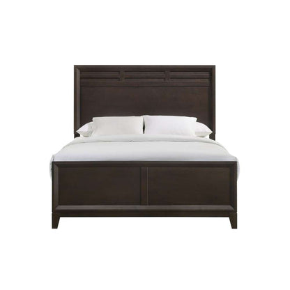 Picket House Furnishings - Warren Queen Panel Bed in Merlot - B-1140-QPB veiw 2