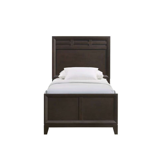 Picket House Furnishings - Warren Twin Panel Bed in Merlot - B-1140-TPB veiw 2