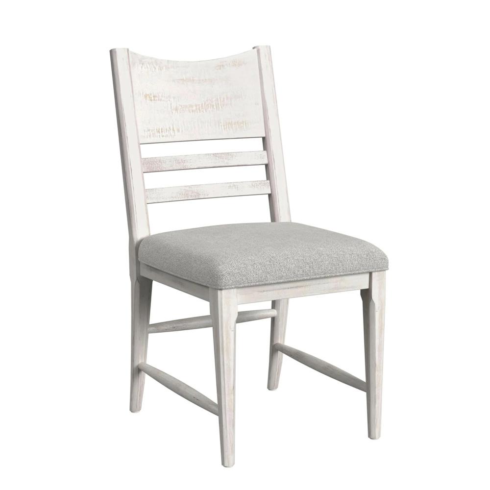 Picket House Furnishings - Westwood 6PC Standard Height Dining Set in Rustic White-Table, Four Chairs & Bench - D-12850-7-DT-6PC veiw 3