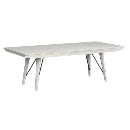 Picket House Furnishings - Westwood Dining Table with 18in Leaf in Rustic White - D-12850-7-DT veiw 1