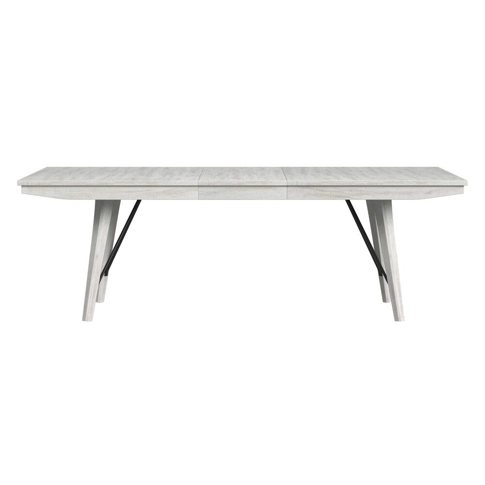 Picket House Furnishings - Westwood Dining Table with 18in Leaf in Rustic White - D-12850-7-DT veiw 2