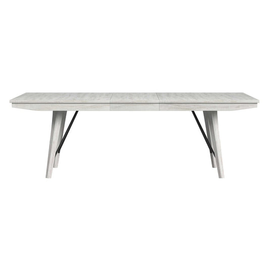 Picket House Furnishings - Westwood Dining Table with 18in Leaf in Rustic White - D-12850-7-DT veiw 2