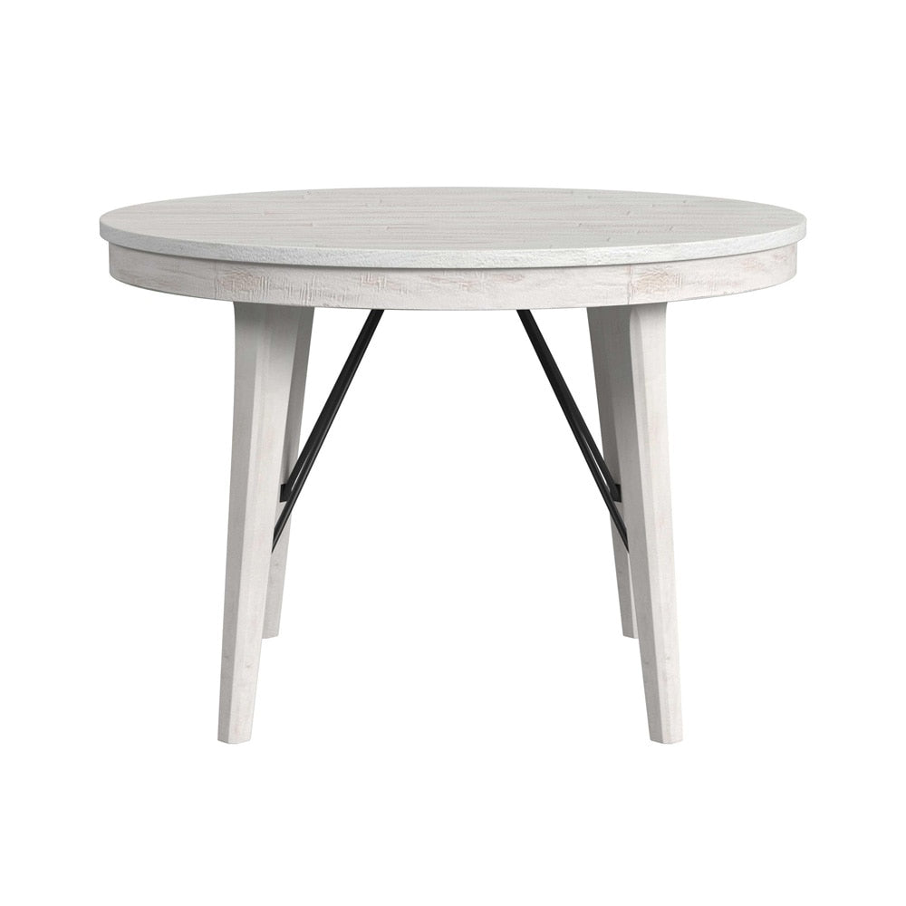 Picket House Furnishings - Westwood Round Counter Table in Rustic White - D-12850-7-RCT veiw 2
