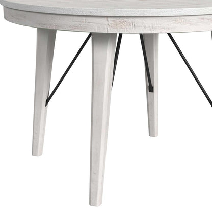 Picket House Furnishings - Westwood Round Counter Table in Rustic White - D-12850-7-RCT veiw 3