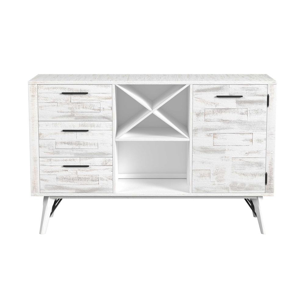 Picket House Furnishings - Westwood Server in Rustic White - D-12850-7-SV veiw 2
