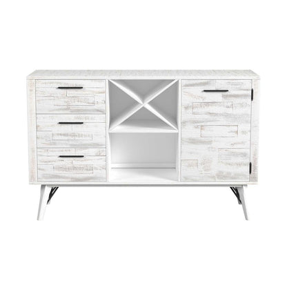 Picket House Furnishings - Westwood Server in Rustic White - D-12850-7-SV veiw 2