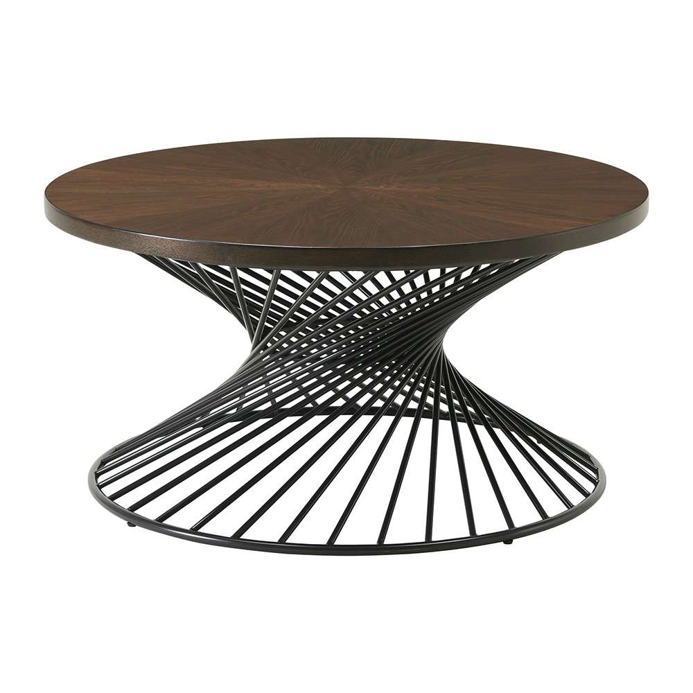 Picket House Furnishings - Williams Round Coffee Table in Walnut - CTTR800CT veiw 1