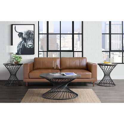 Picket House Furnishings - Williams Round Coffee Table in Walnut - CTTR800CT veiw 2