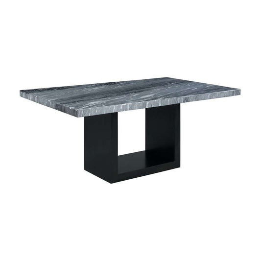 Picket House Furnishings - Willow Marble Standard Height Table in Gray - CVL400TTB veiw 1