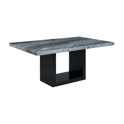 Picket House Furnishings - Willow Marble Standard Height Table in Gray - CVL400TTB veiw 3