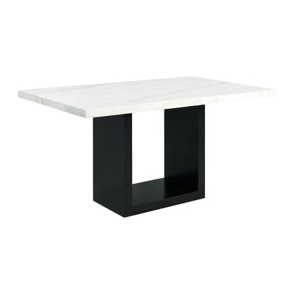Picket House Furnishings - Willow White Marble Counter Height Dining Table - CVL500CTTB veiw 1