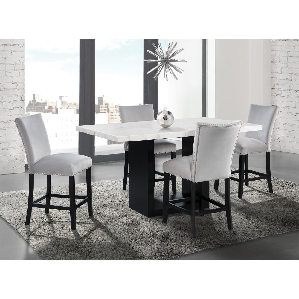Picket House Furnishings - Willow White Marble Counter Height Dining Table - CVL500CTTB veiw 4