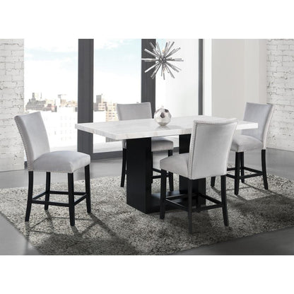 Picket House Furnishings - Willow White Marble Counter Height Dining Table - CVL500CTTB veiw 4