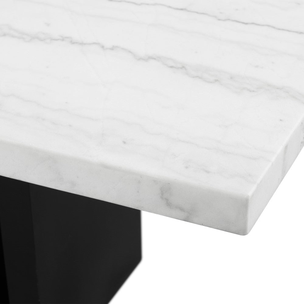 Picket House Furnishings - Willow White Marble Standard Height Dining Table - CVL500DTB veiw 6