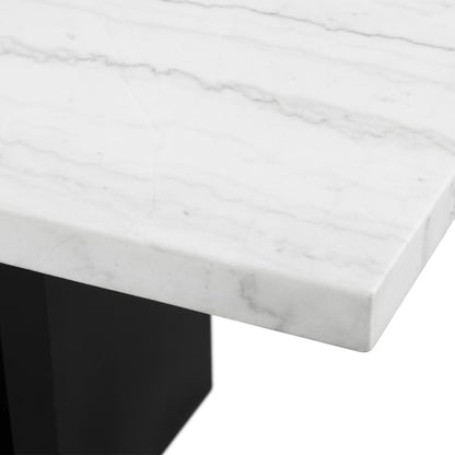 Picket House Furnishings - Willow White Marble Standard Height Dining Table - CVL500DTB veiw 6