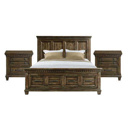 Picket House Furnishings - Windom King Storage 3PC Bedroom Set in Charcoal - B-10530-5-KSB-NS2 view 1