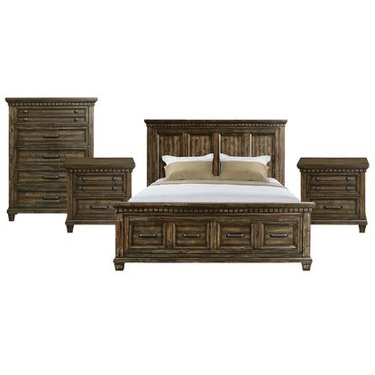 Picket House Furnishings - Windom King Storage 4PC Bedroom Set in Charcoal - B-10530-5-KSB-NSCH view 1