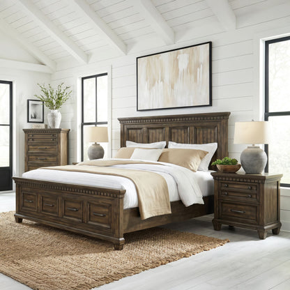 Picket House Furnishings - Windom King Storage 4PC Bedroom Set in Charcoal - B-10530-5-KSB-NSCH view 3