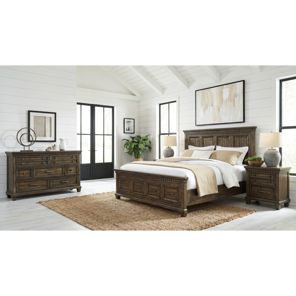 Picket House Furnishings - Windom King Storage 4PC Bedroom Set in Charcoal - B-10530-5-KSB-NSDR view 3