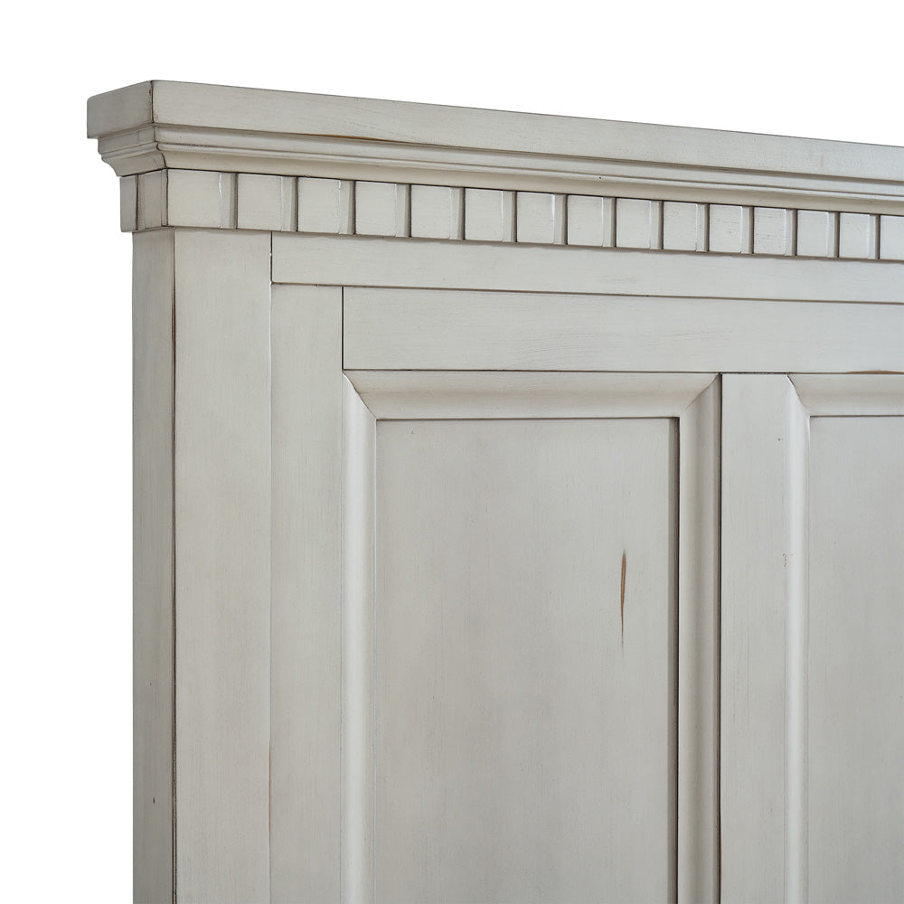 Picket House Furnishings - Windom King Storage 5PC Bedroom Set in Antique White - B-10530-7-KSB-NSDRC view 5