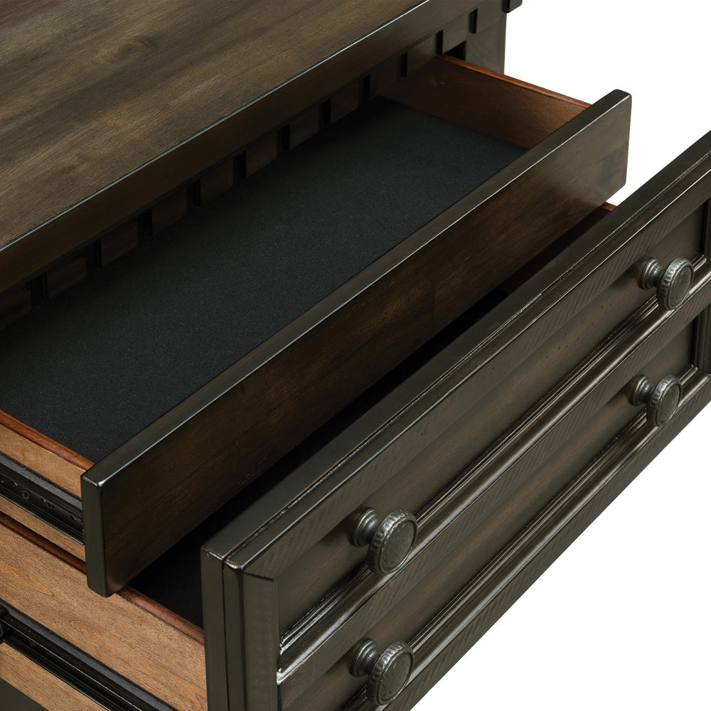 Picket House Furnishings - Windom King Storage 5PC Bedroom Set in Charcoal - B-10530-5-KSB-NSDRC view 7