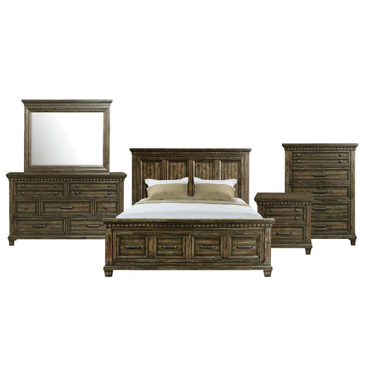 Picket House Furnishings - Windom King Storage 5PC Bedroom Set in Charcoal - B-10530-5-KSB-5PC veiw 1