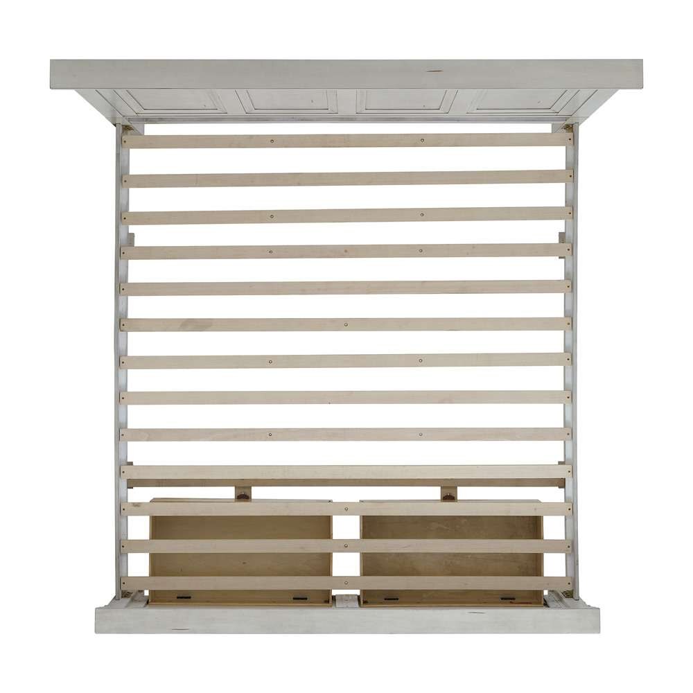 Picket House Furnishings - Windom King Storage Bed in Antique White - B-10530-7-KSB veiw 3