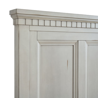 Picket House Furnishings - Windom Queen Storage 3PC Bedroom Set in Antique White - B-10530-7-QSB-NS2 view 5