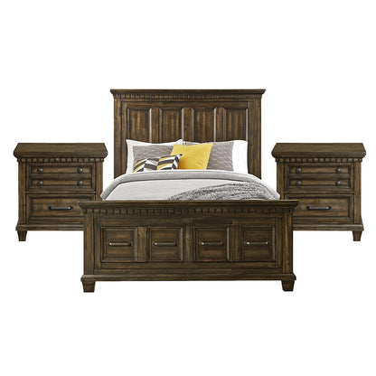 Picket House Furnishings - Windom Queen Storage 3PC Bedroom Set in Charcoal - B-10530-5-QSB-NS2 view 1