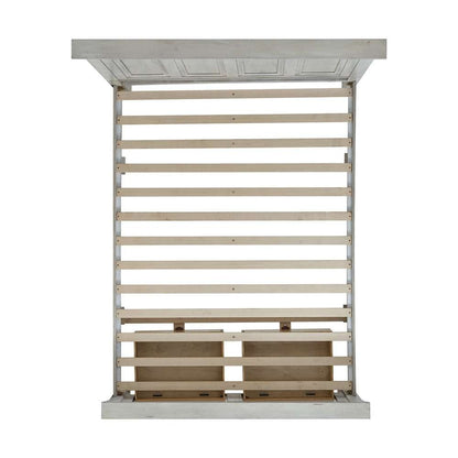 Picket House Furnishings - Windom Queen Storage Bed in Antique White - B-10530-7-QSB veiw 3