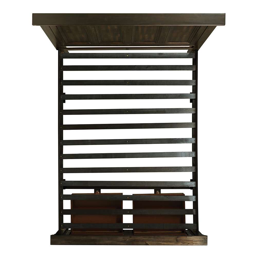 Picket House Furnishings - Windom Queen Storage Bed in Charcoal - B-10530-5-QSB veiw 3