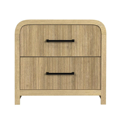 Picket House Furnishings - Woodridge 2-Drawer Nightstand with USB in Natural - B-14440-6-NS2 veiw 2