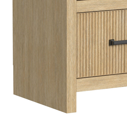 Picket House Furnishings - Woodridge 3PC Entertainment Unit With 70" TV Console in Natural - LA-14440-6-TV1-3PC view 4