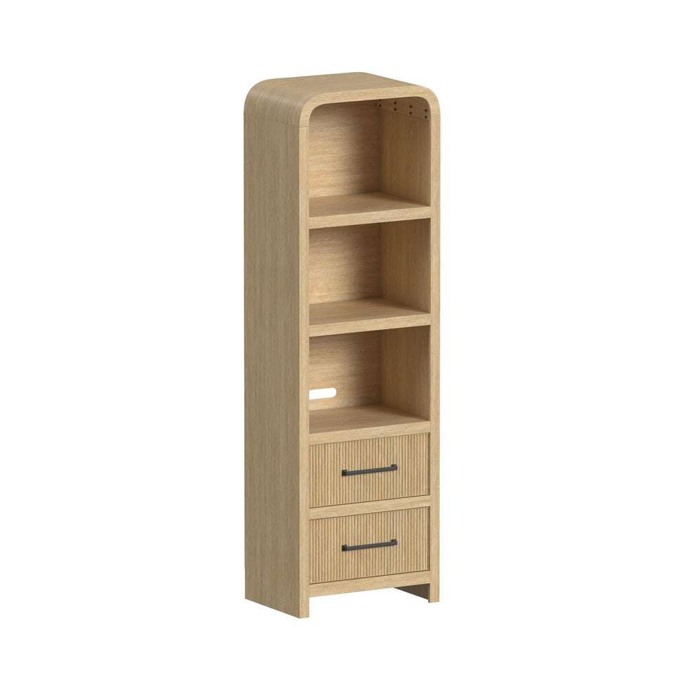 Picket House Furnishings - Woodridge 3PC Entertainment Unit With 82" TV Console in Natural - LA-14440-6-TV3-3PC view 3