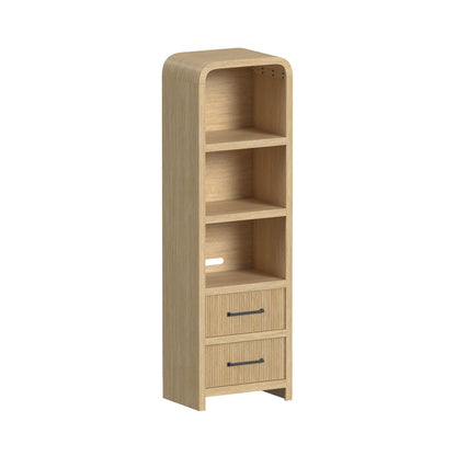 Picket House Furnishings - Woodridge 3PC Entertainment Unit With 82" TV Console in Natural - LA-14440-6-TV3-3PC view 3