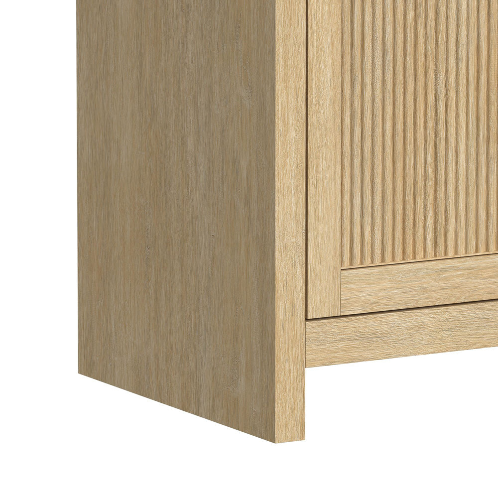 Picket House Furnishings - Woodridge 4PC Entertainment Unit With 82" TV Console in Natural - LA-14440-6-TV3-4PC view 8