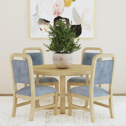 Picket House Furnishings - Woodridge 5PC Standard Height Dining Set in Natural-Table and Four Chairs - D-14440-6-RDT-5PC veiw 1