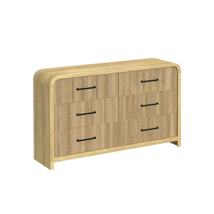 Picket House Furnishings - Woodridge 6-Drawer Dresser in Natural - B-14440-6-DR veiw 1