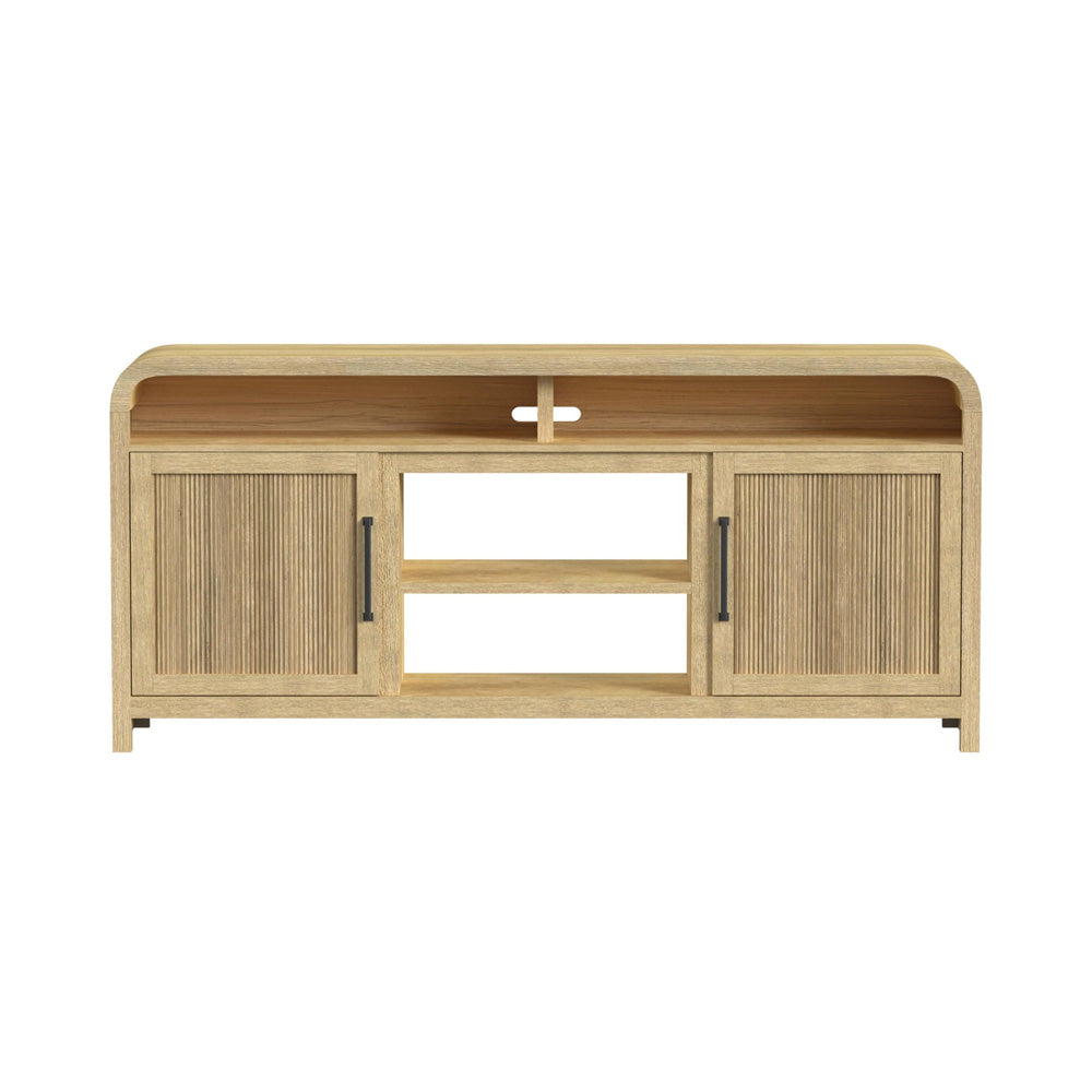 Picket House Furnishings - Woodridge 70" TV Console without Fireplace Insert in Natural - LA-14440-6-TV1 view 2