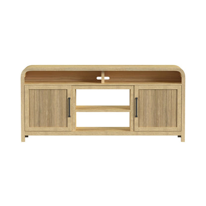 Picket House Furnishings - Woodridge 70" TV Console without Fireplace Insert in Natural - LA-14440-6-TV1 view 2