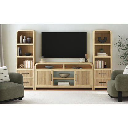 Picket House Furnishings - Woodridge 70" TV Console without Fireplace Insert in Natural - LA-14440-6-TV1 view 3