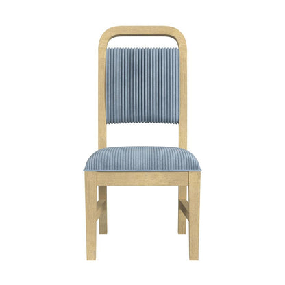 Picket House Furnishings - Woodridge Dining Side Chair with Grey Fabric in Natural (Set of 2) - D-14440-6-SC veiw 2