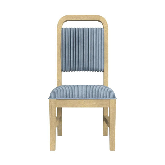 Picket House Furnishings - Woodridge Dining Side Chair with Grey Fabric in Natural (Set of 2) - D-14440-6-SC veiw 2