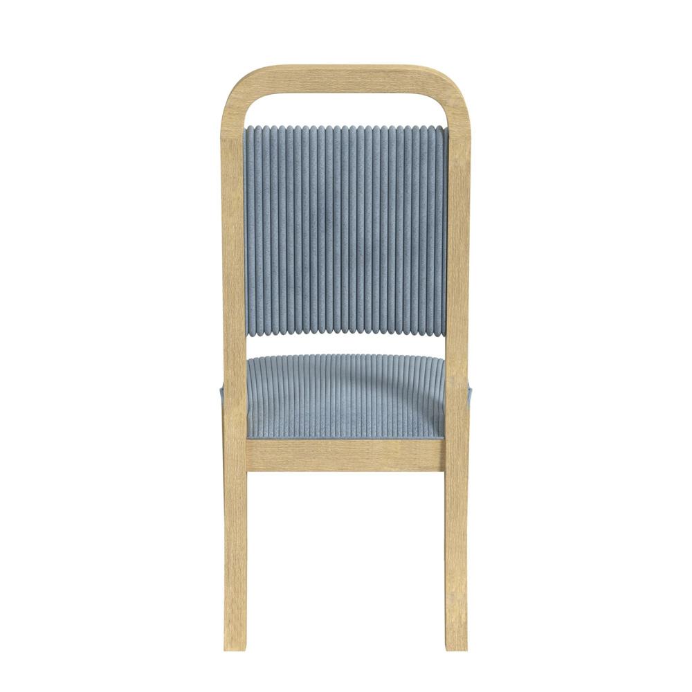 Picket House Furnishings - Woodridge Dining Side Chair with Grey Fabric in Natural (Set of 2) - D-14440-6-SC veiw 3