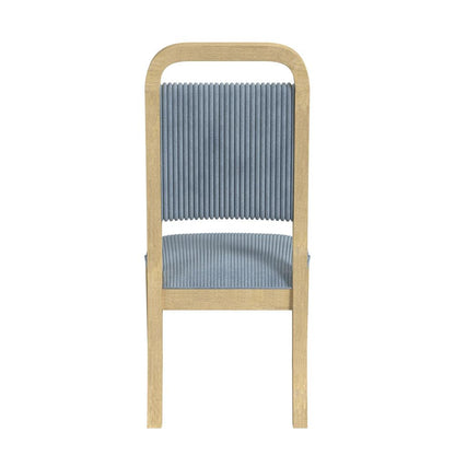 Picket House Furnishings - Woodridge Dining Side Chair with Grey Fabric in Natural (Set of 2) - D-14440-6-SC veiw 3